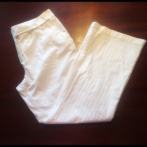 New York and Company White bootcut pants